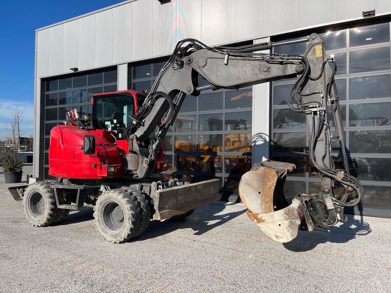 Mobilbagger des Typs Komatsu PW98MR-8, Gebrauchtmaschine in Holten (Bild 4)