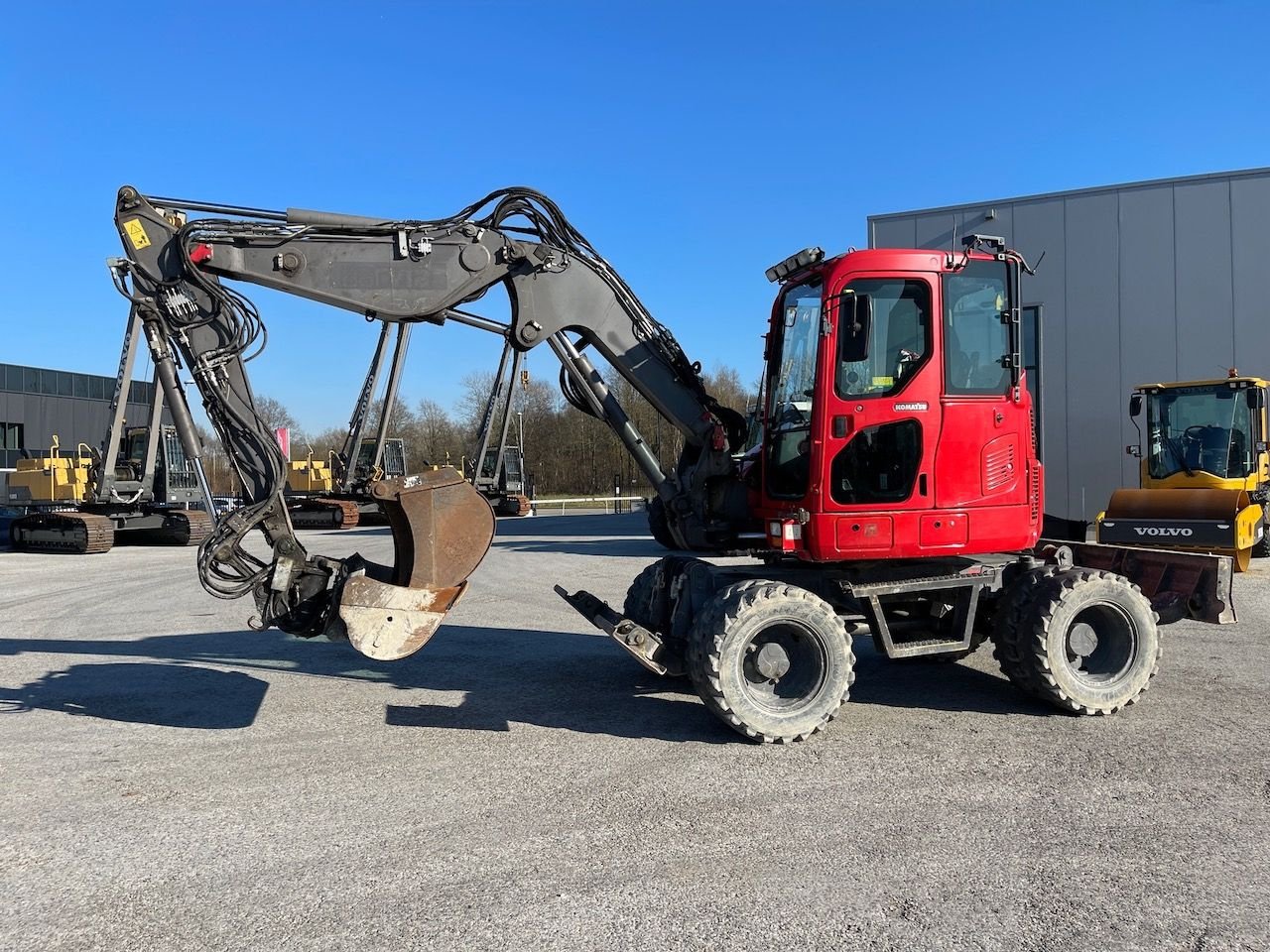 Mobilbagger tip Komatsu PW98MR-8, Gebrauchtmaschine in Holten (Poză 2)