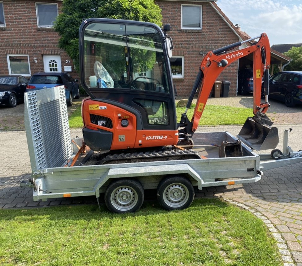 Mobilbagger typu Kubota KX 018-4, Gebrauchtmaschine w Drochtersen (Zdjęcie 1)