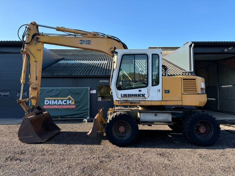 Mobilbagger типа Liebherr A 312 mono, NL machine, 4x4 mobiele kraan, Gebrauchtmaschine в Erp (Фотография 1)