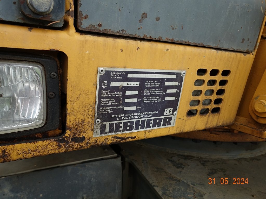 Mobilbagger typu Liebherr A 900 C Litronic, Gebrauchtmaschine v Wegscheid (Obrázek 6)