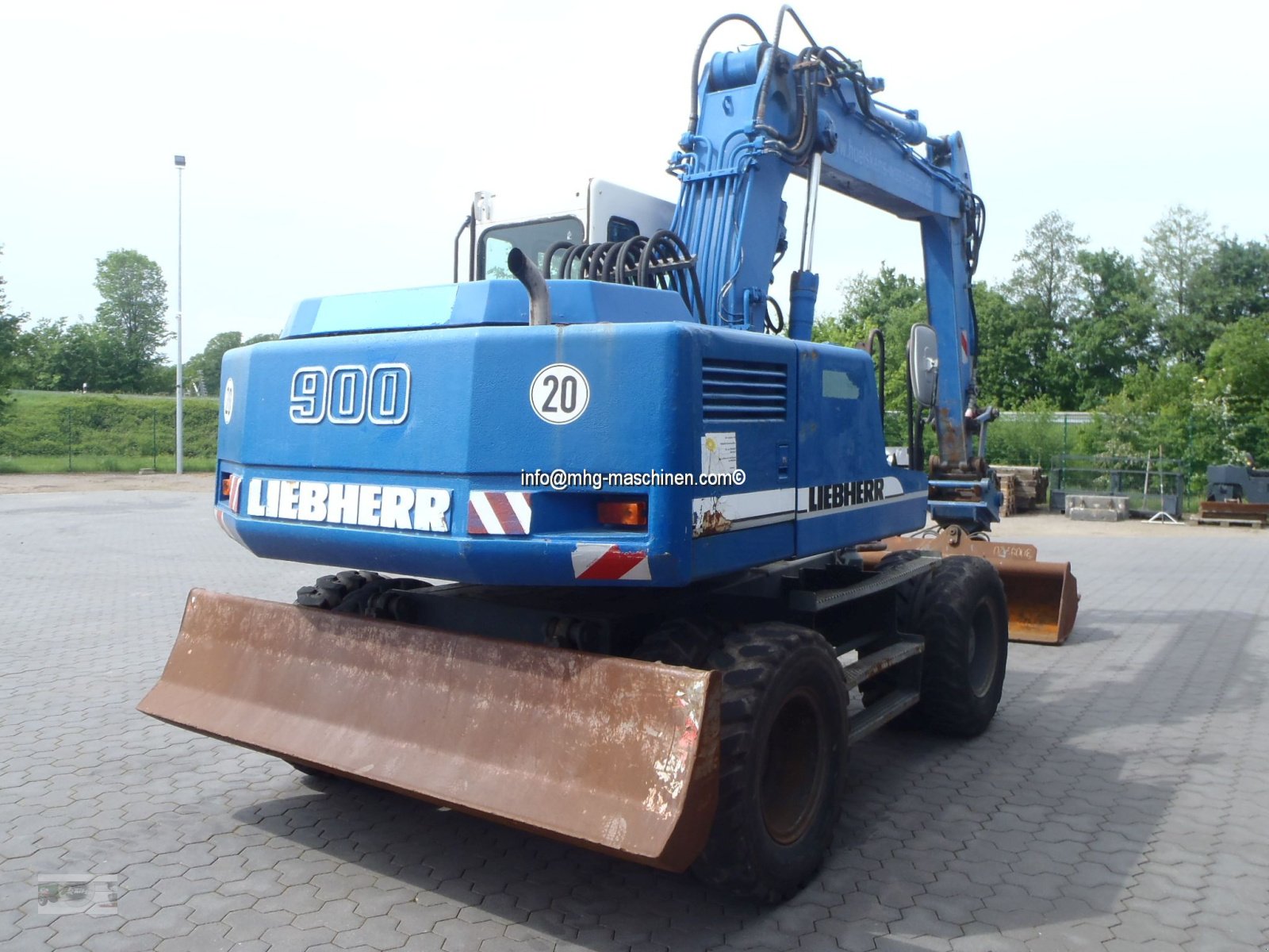 Mobilbagger of the type Liebherr A 900, Hydraulik langsam, Gebrauchtmaschine in Gescher (Picture 4)