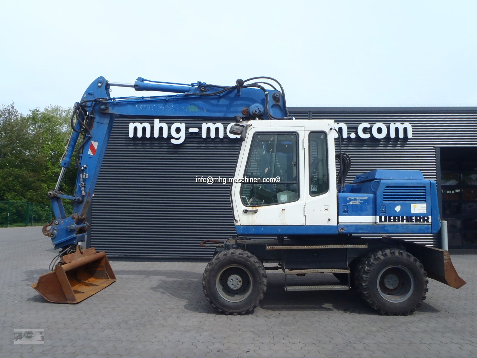 Mobilbagger des Typs Liebherr A 900, Hydraulik langsam, Gebrauchtmaschine in Gescher (Bild 2)