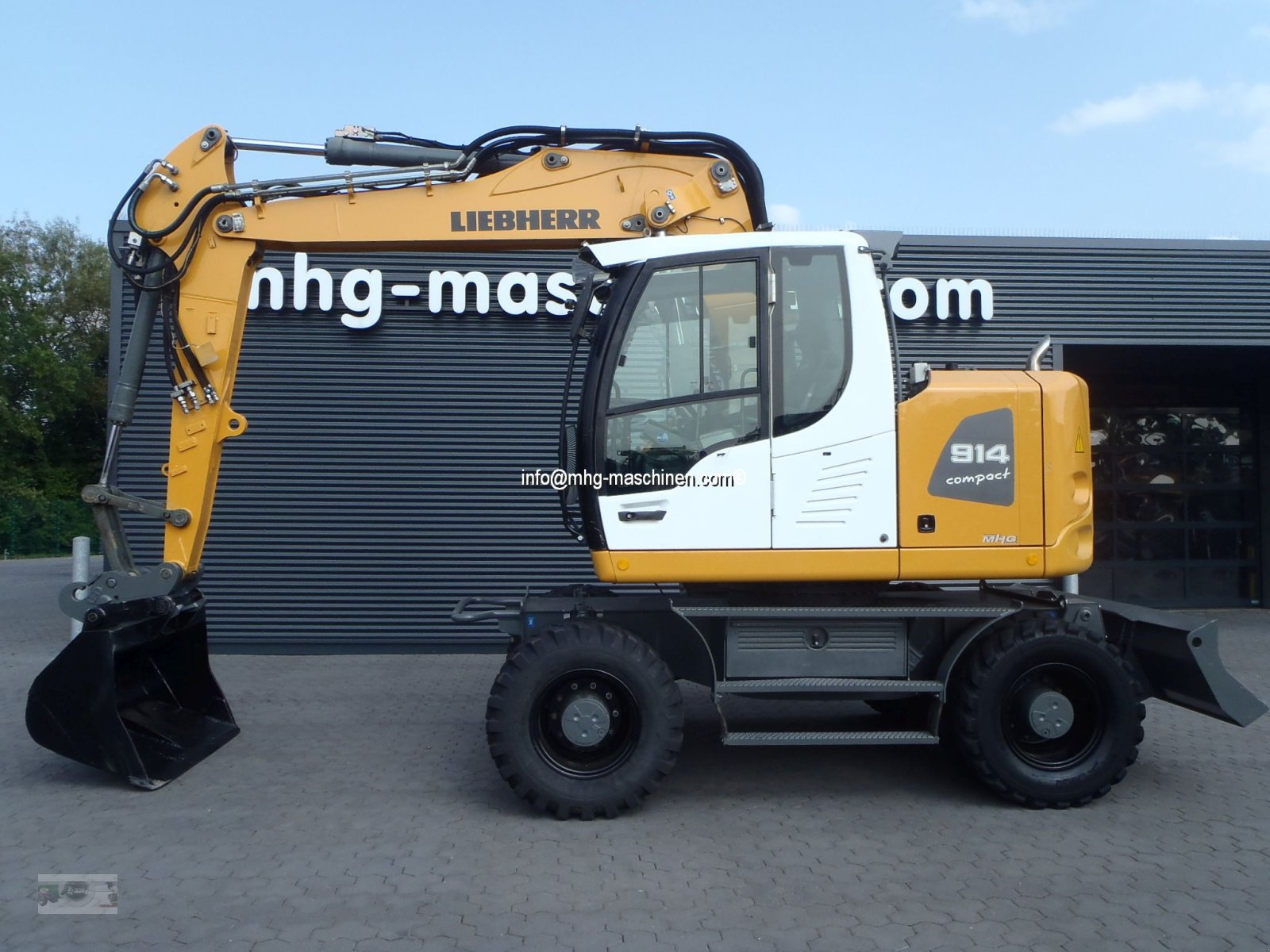 Mobilbagger Türe ait Liebherr A 914 Compact, Gebrauchtmaschine içinde Gescher (resim 2)