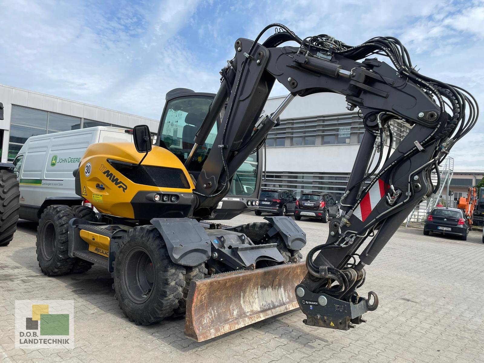 Mobilbagger des Typs Mecalac 11MWR, Gebrauchtmaschine in Regensburg (Bild 5)