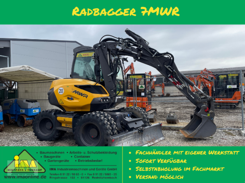 Mobilbagger типа Mecalac 7MWR, Gebrauchtmaschine в Rednitzhembach (Фотография 1)