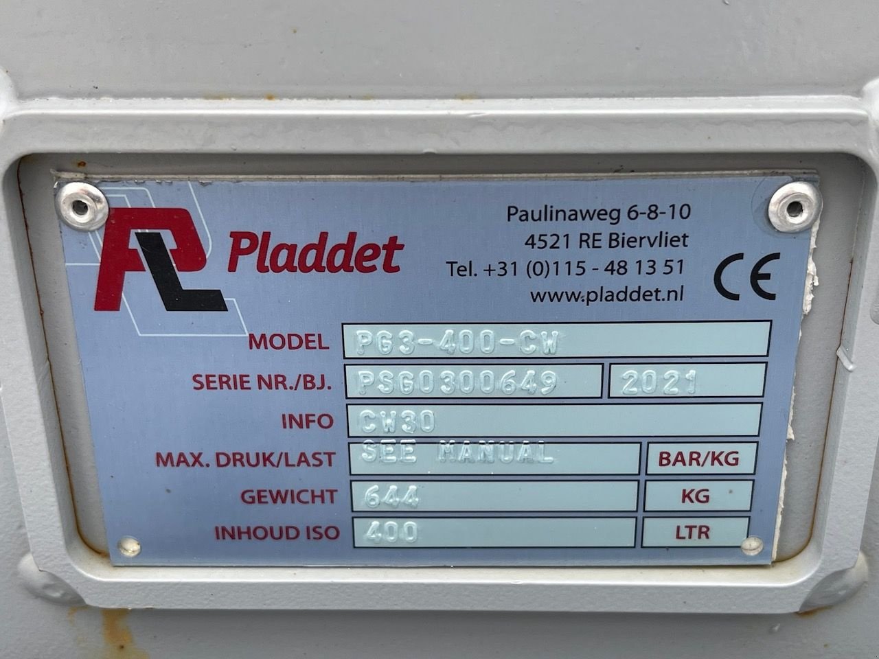 Mobilbagger des Typs Sonstige Pladdet sorteergrijper Pladdet sorteergrijper PG3-400-CW 400 liter CW30, Neumaschine in Holten (Bild 5)