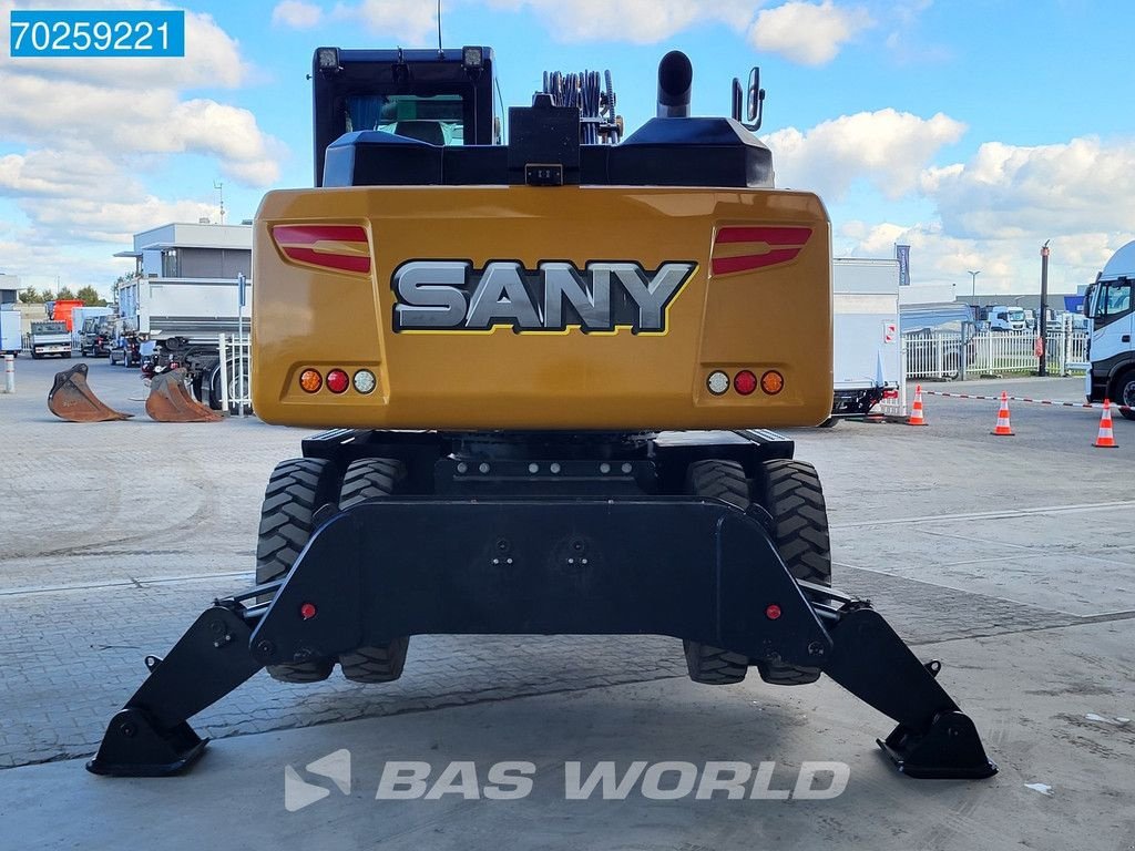 Mobilbagger of the type Sonstige Sany SY155 W BLADE + OUTRIGGERS, Neumaschine in Veghel (Picture 7)