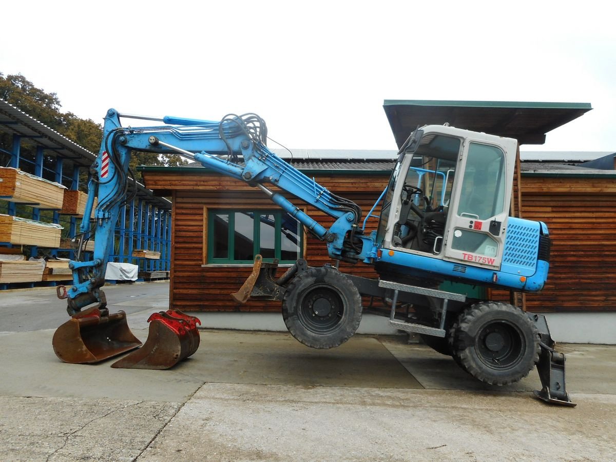 Mobilbagger Türe ait Takeuchi TB 175 mit POWERTILT + hydr. SW + 3 Löffel, Gebrauchtmaschine içinde St. Nikolai ob Draßling (resim 20)