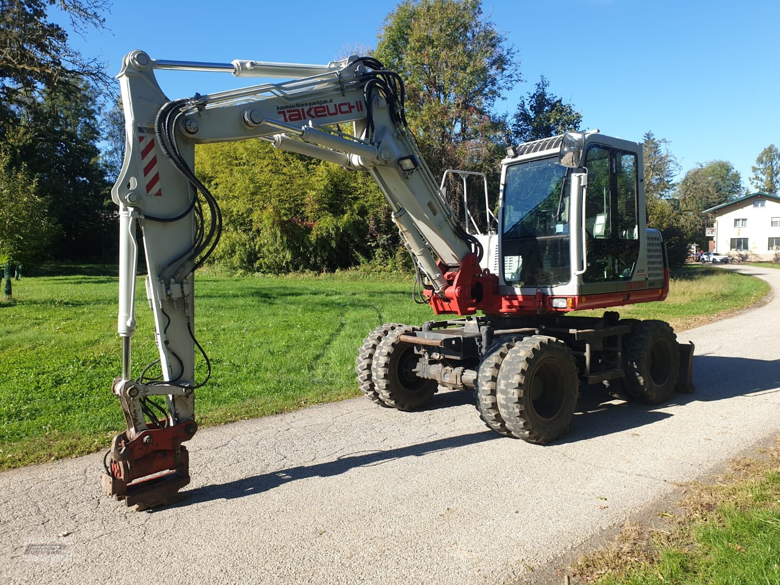 Mobilbagger типа Takeuchi TB 175 W, Gebrauchtmaschine в Deutsch - Goritz (Фотография 3)