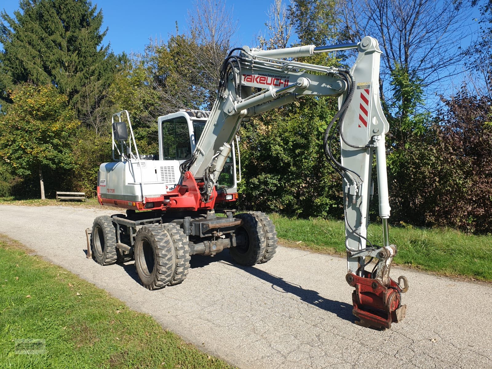 Mobilbagger Türe ait Takeuchi TB 175 W, Gebrauchtmaschine içinde Deutsch - Goritz (resim 4)