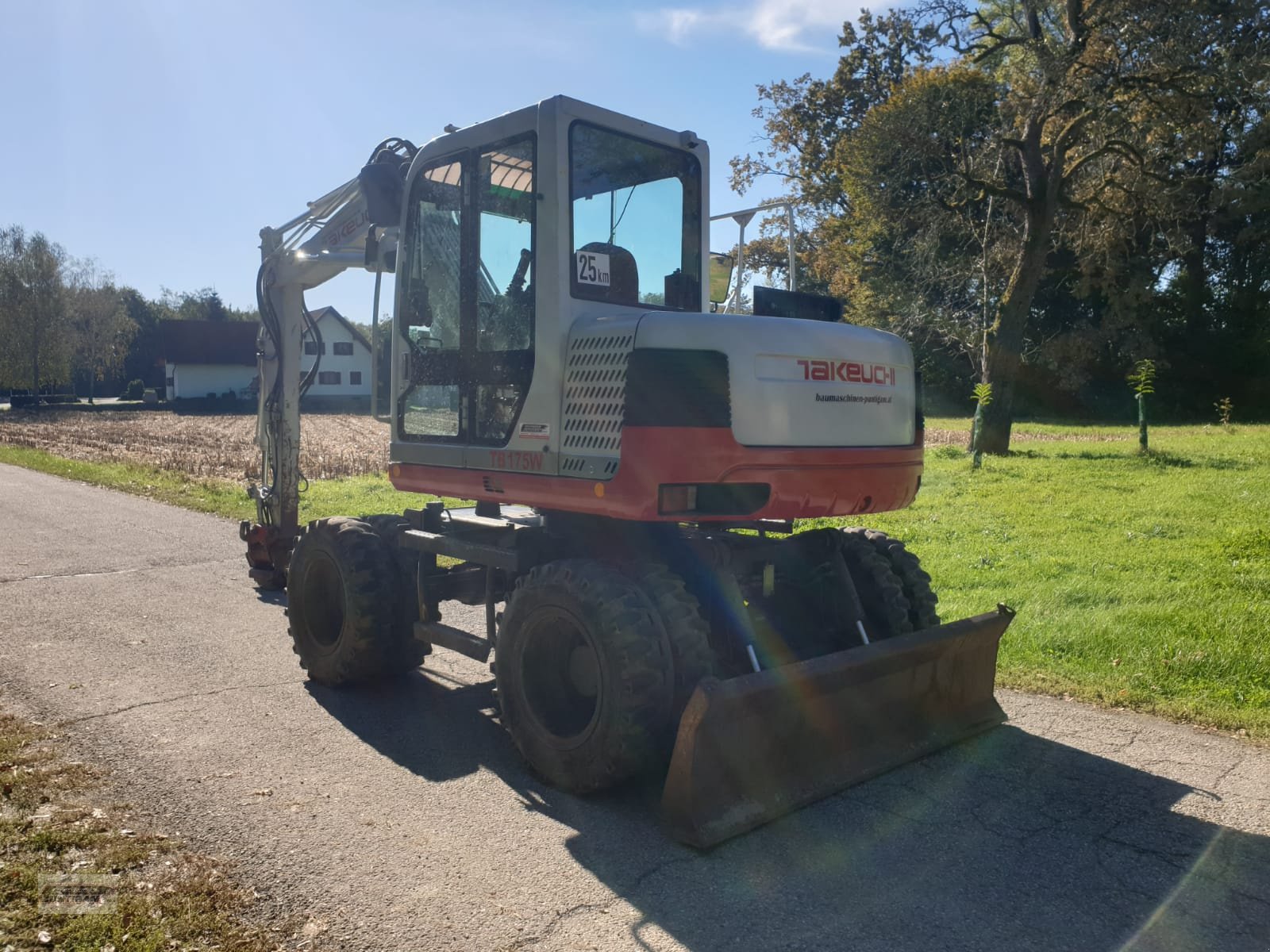 Mobilbagger типа Takeuchi TB 175 W, Gebrauchtmaschine в Deutsch - Goritz (Фотография 5)