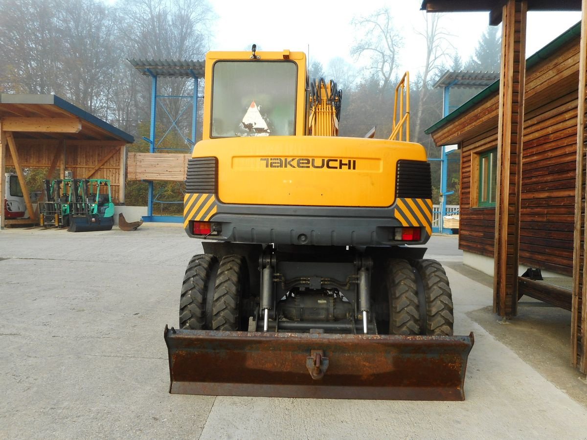 Mobilbagger a típus Takeuchi TB 175W mit 3 Löffel + Palettengabel ( Reifen u., Gebrauchtmaschine ekkor: St. Nikolai ob Draßling (Kép 3)