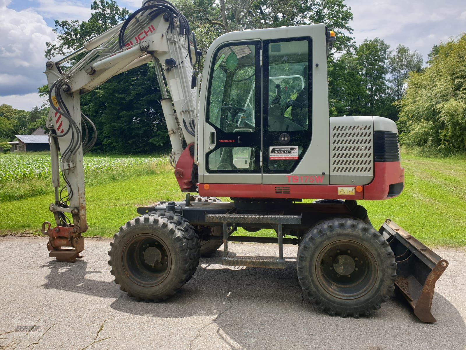 Mobilbagger Türe ait Takeuchi TB 175W, Gebrauchtmaschine içinde Deutsch - Goritz (resim 1)