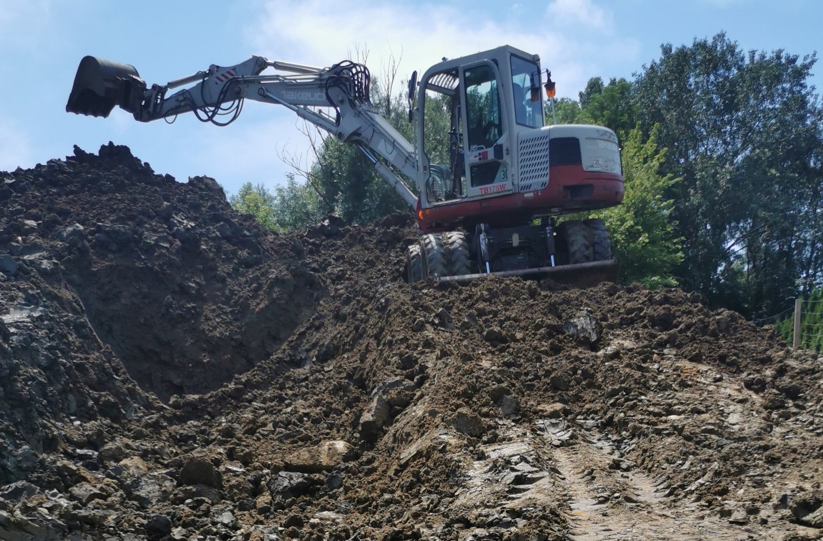 Mobilbagger типа Takeuchi TB175 W, Gebrauchtmaschine в Gamlitz (Фотография 1)