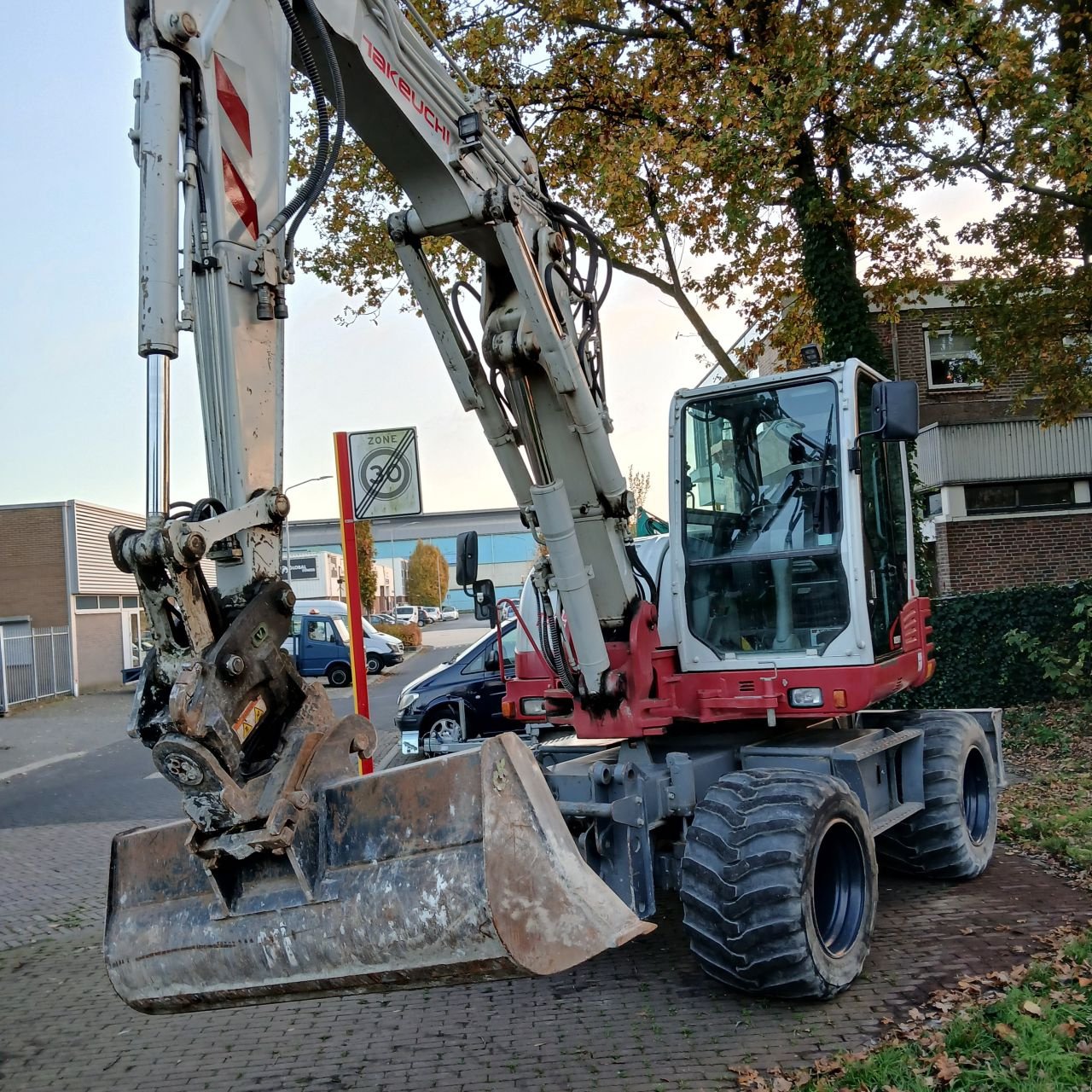 Mobilbagger des Typs Takeuchi TB295W., Gebrauchtmaschine in Alblasserdam (Bild 7)