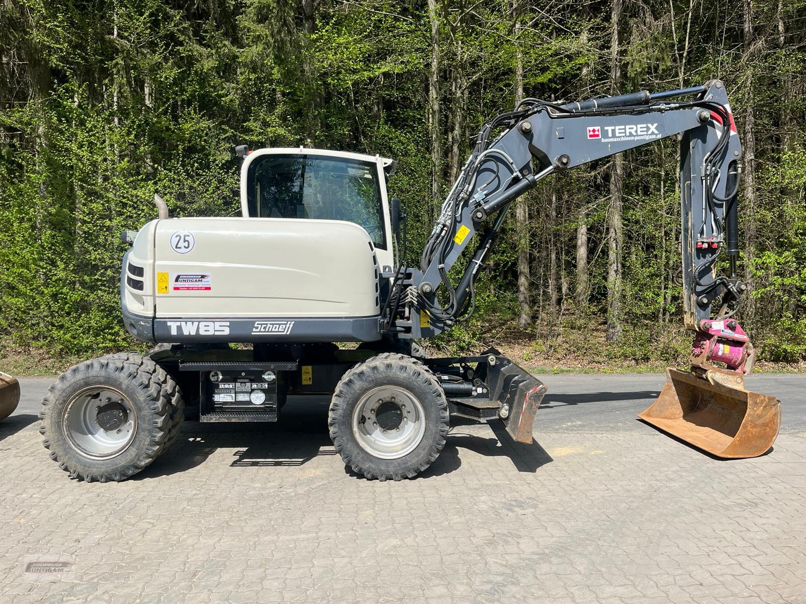 Mobilbagger typu Terex TW 85, Gebrauchtmaschine v Deutsch - Goritz (Obrázek 2)