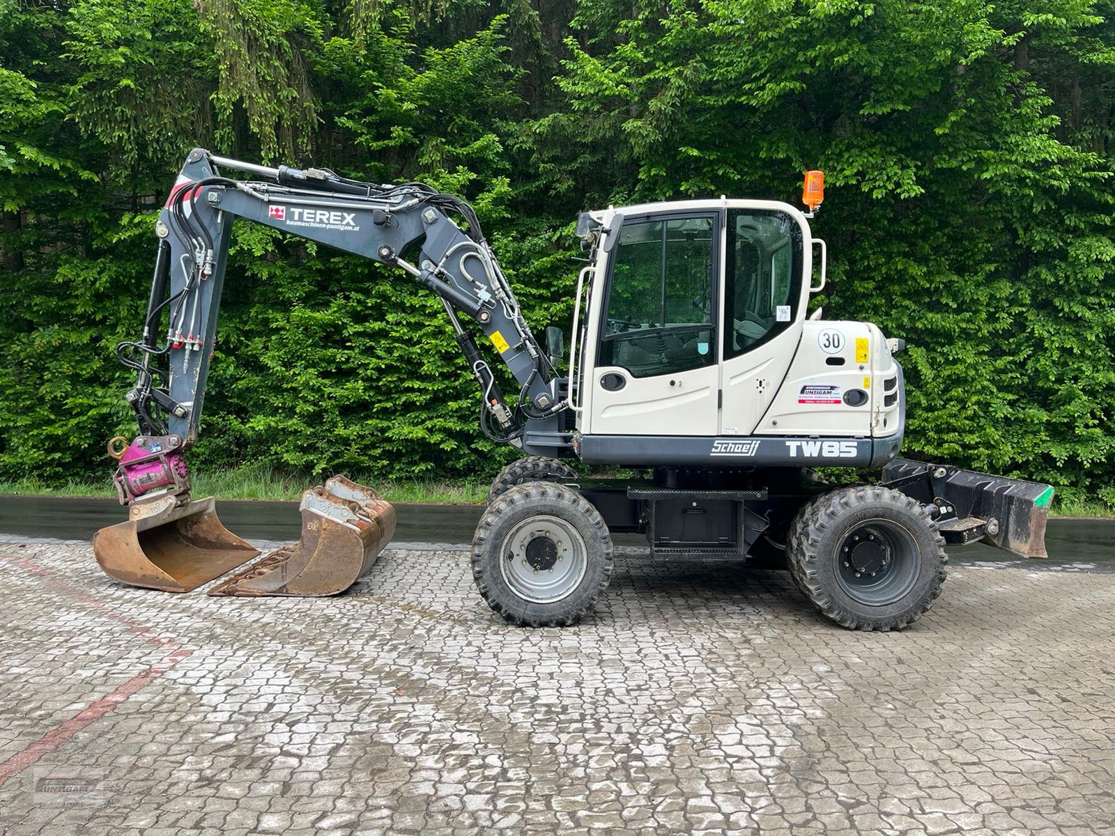 Mobilbagger des Typs Terex TW 85, Gebrauchtmaschine in Deutsch - Goritz (Bild 1)