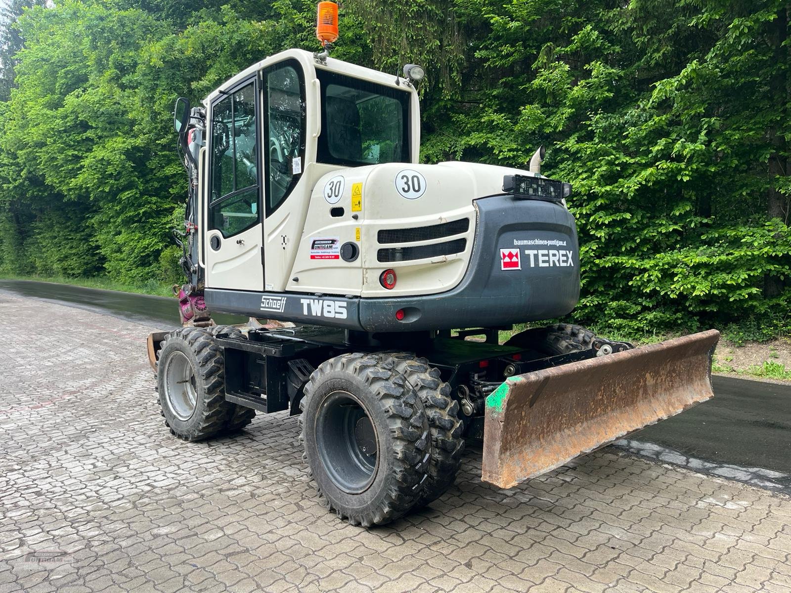 Mobilbagger Türe ait Terex TW 85, Gebrauchtmaschine içinde Deutsch - Goritz (resim 5)