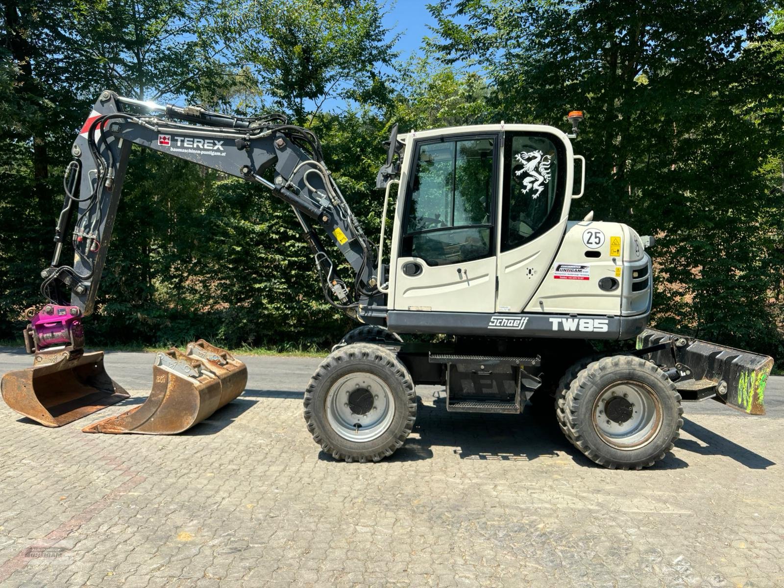 Mobilbagger tip Terex TW 85, Gebrauchtmaschine in Deutsch - Goritz (Poză 1)