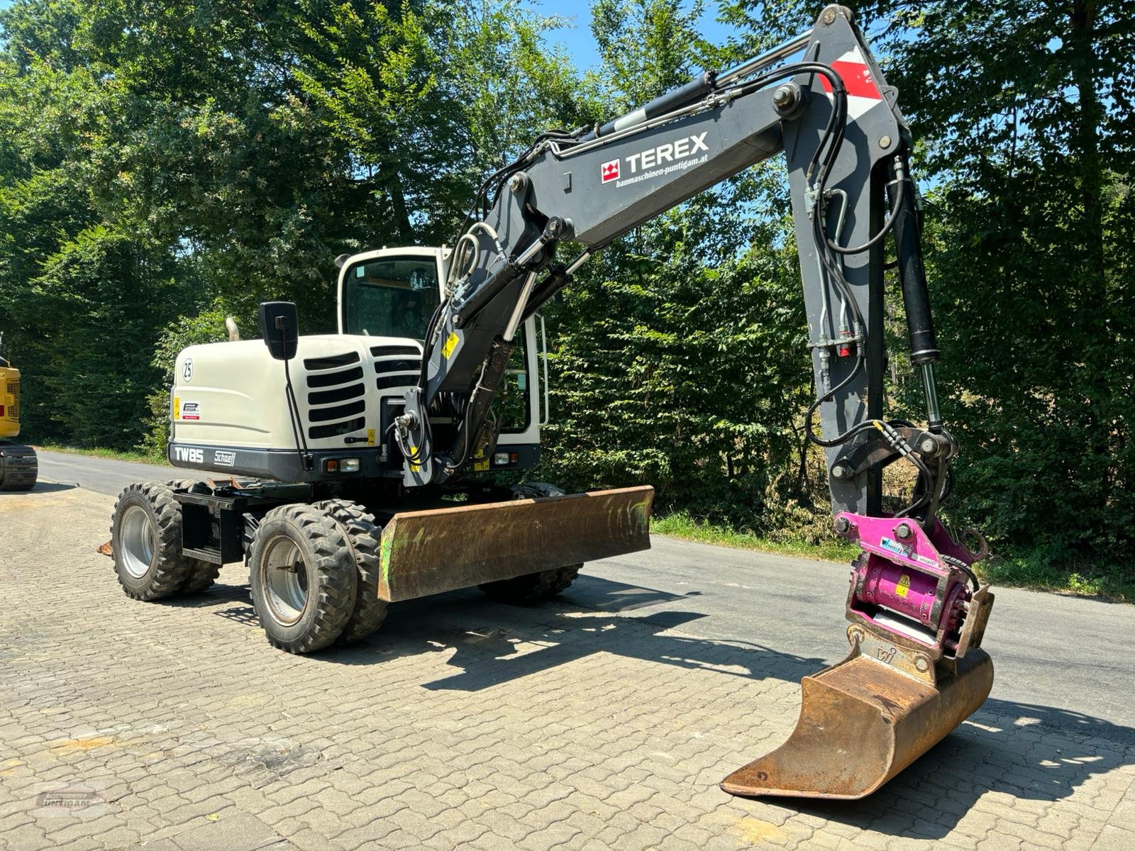 Mobilbagger typu Terex TW 85, Gebrauchtmaschine w Deutsch - Goritz (Zdjęcie 4)