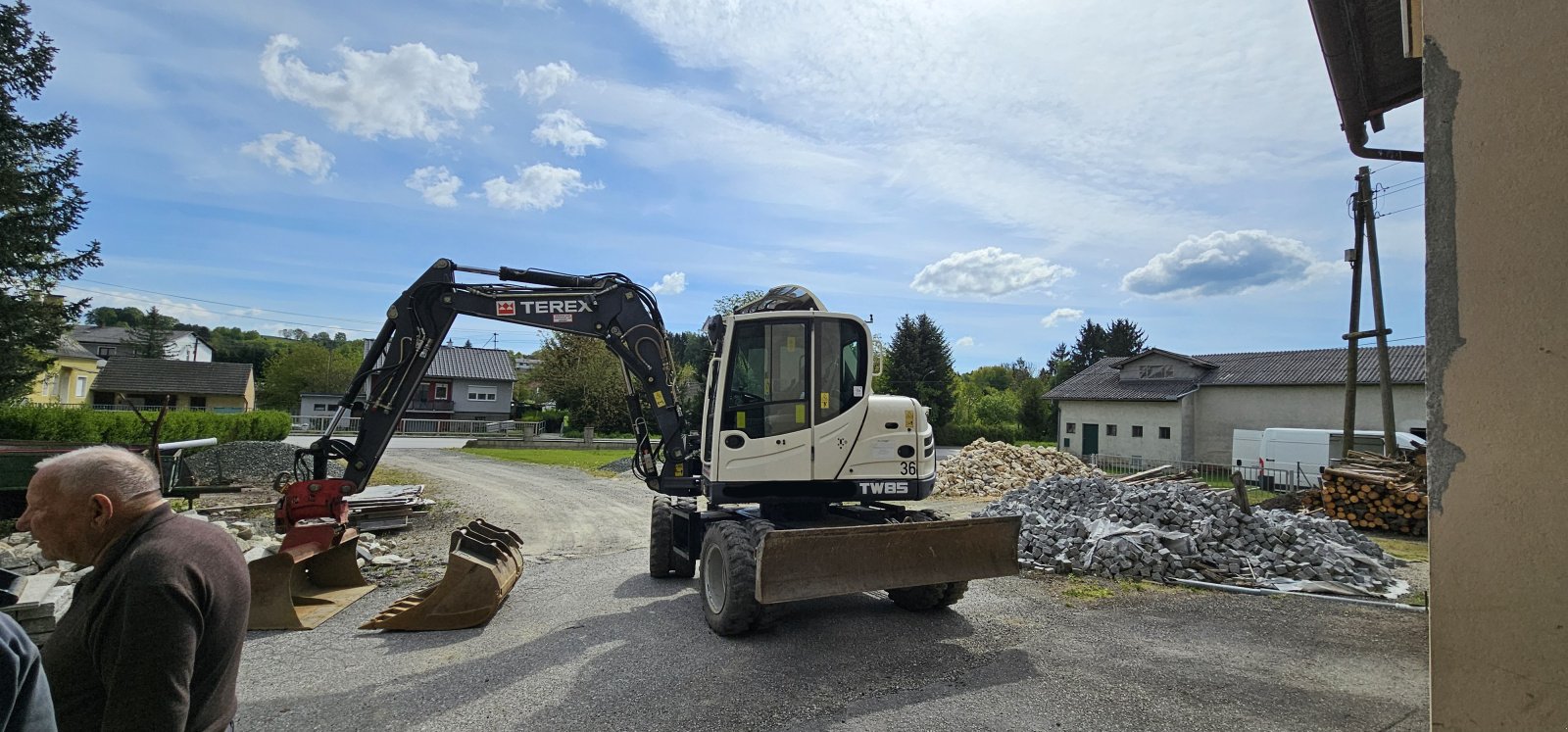 Mobilbagger a típus Terex TW 85, Gebrauchtmaschine ekkor: Kemeten (Kép 1)