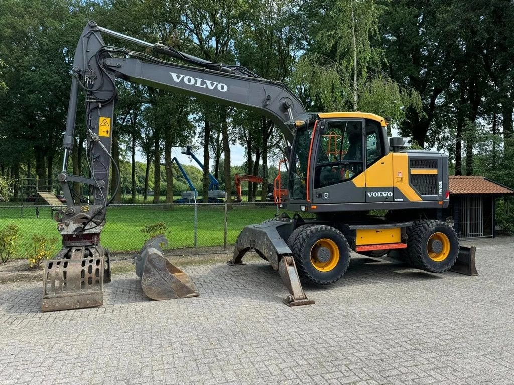 Mobilbagger Türe ait Volvo EW 160 E mobiele graafmachine *DUTCH Machine, Gebrauchtmaschine içinde Harskamp (resim 1)