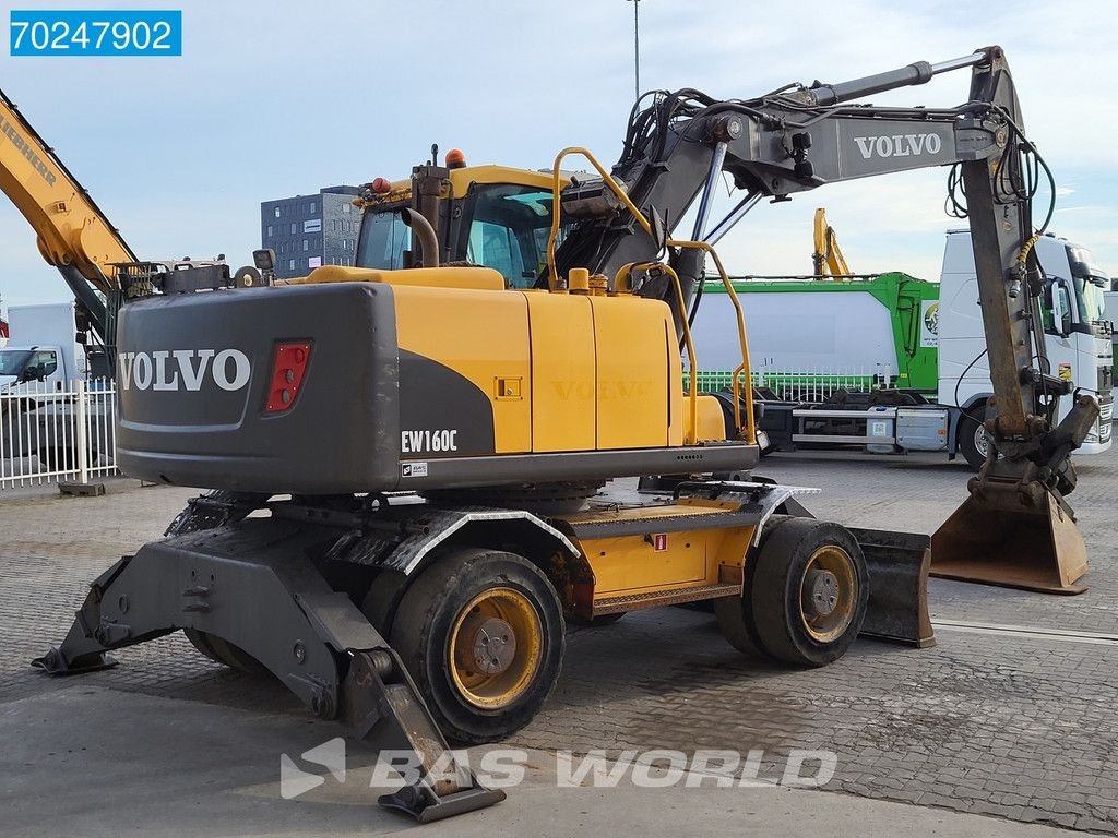 Mobilbagger du type Volvo EW160 C OUTRIGGERS AND BLADE, Gebrauchtmaschine en Veghel (Photo 7)