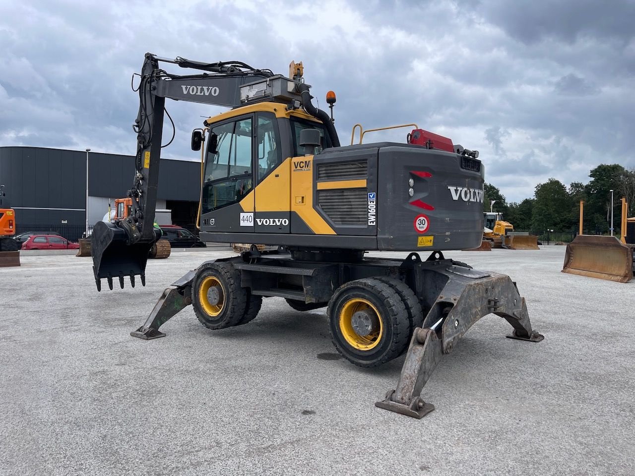 Mobilbagger typu Volvo EW160E, Gebrauchtmaschine v Holten (Obrázek 2)