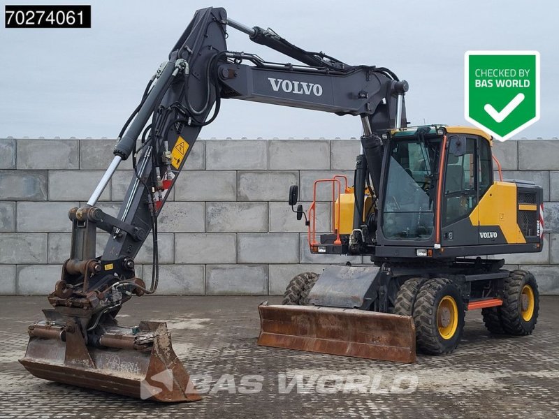 Mobilbagger Türe ait Volvo EW180 E, Gebrauchtmaschine içinde Veghel (resim 1)