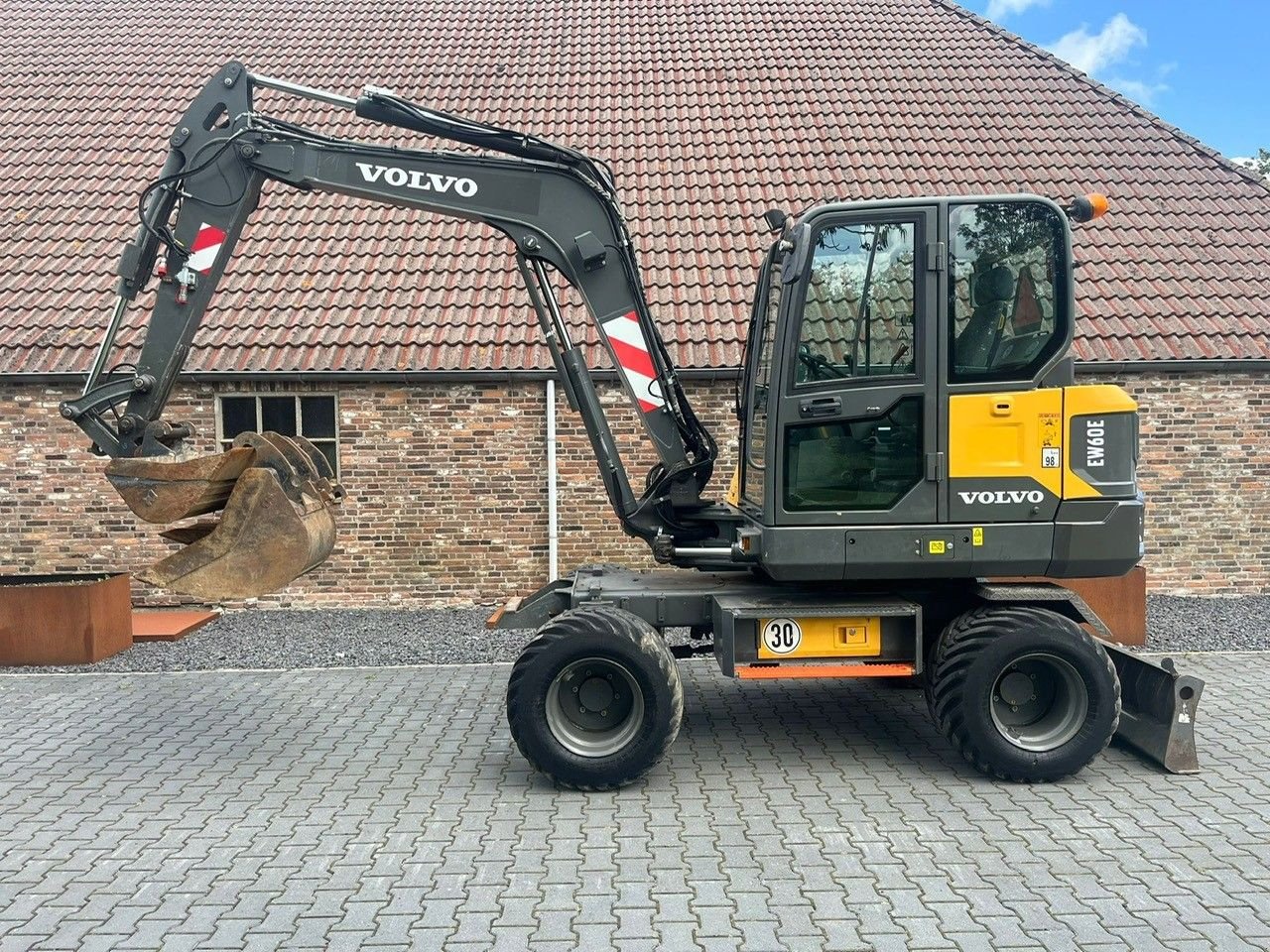 Mobilbagger Türe ait Volvo EW60E, Gebrauchtmaschine içinde Nijelamer (resim 1)