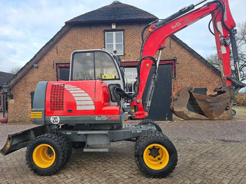 Mobilbagger van het type Wacker Neuson 6502 mobiele graafmachine minigraver nl kenteken, Gebrauchtmaschine in Scherpenzeel