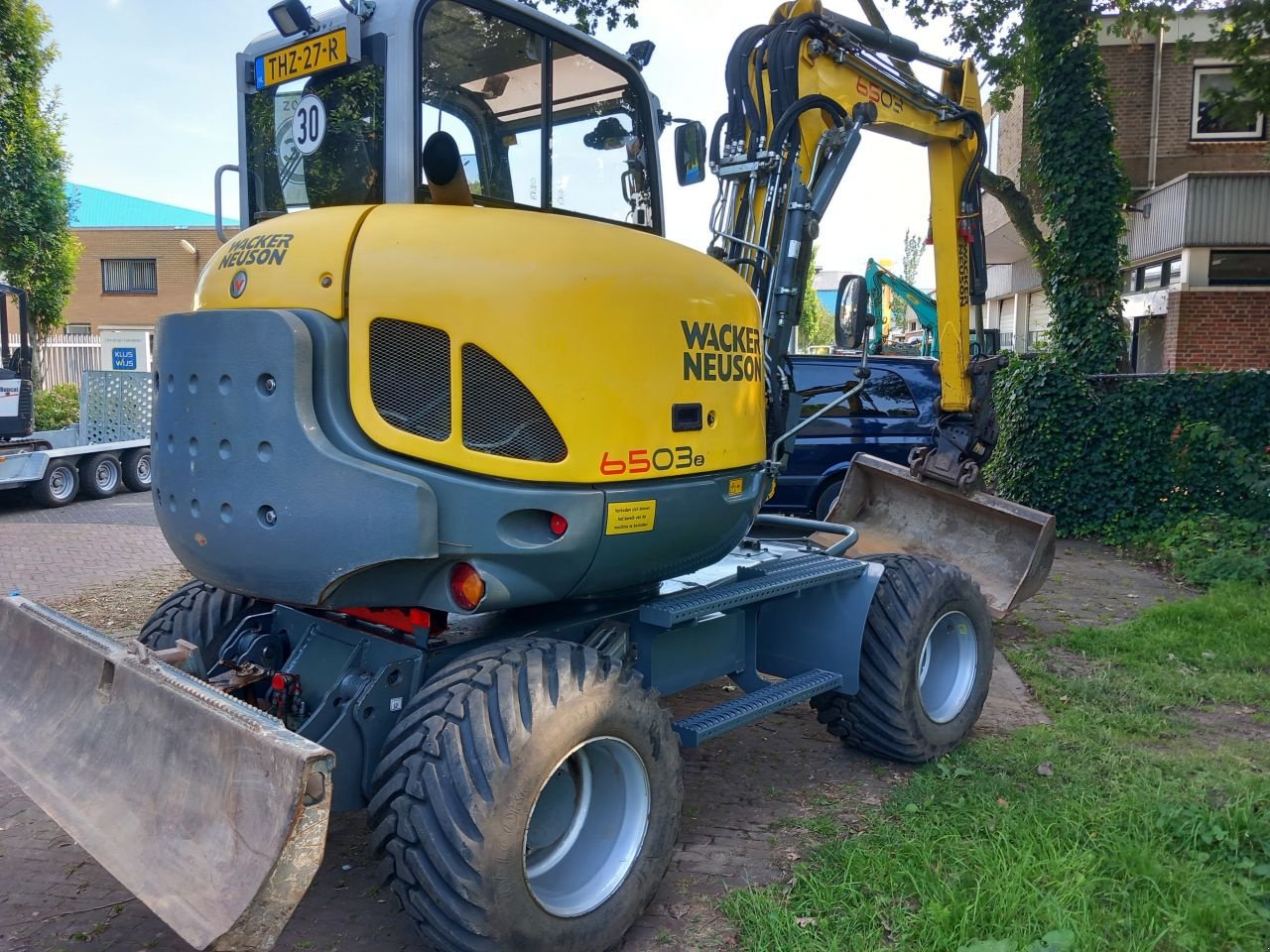 Mobilbagger Türe ait Wacker Neuson 6503, Gebrauchtmaschine içinde Alblasserdam (resim 10)