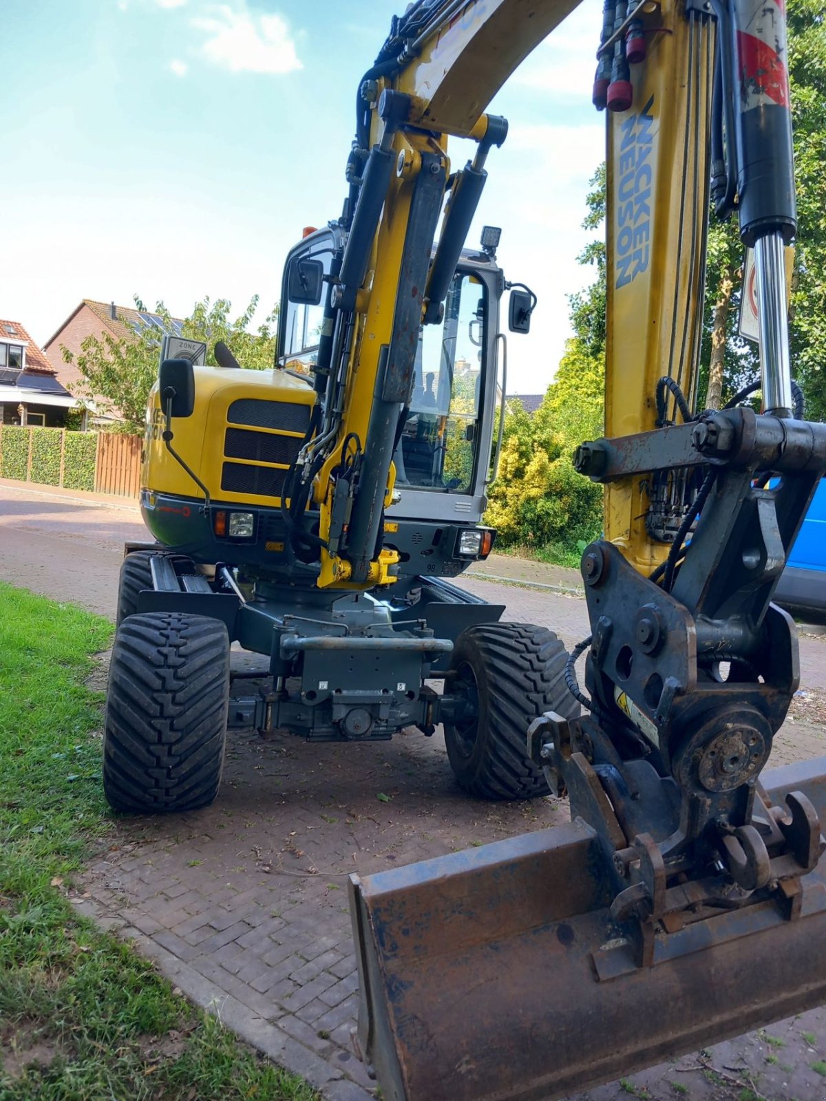 Mobilbagger Türe ait Wacker Neuson 6503, Gebrauchtmaschine içinde Alblasserdam (resim 5)