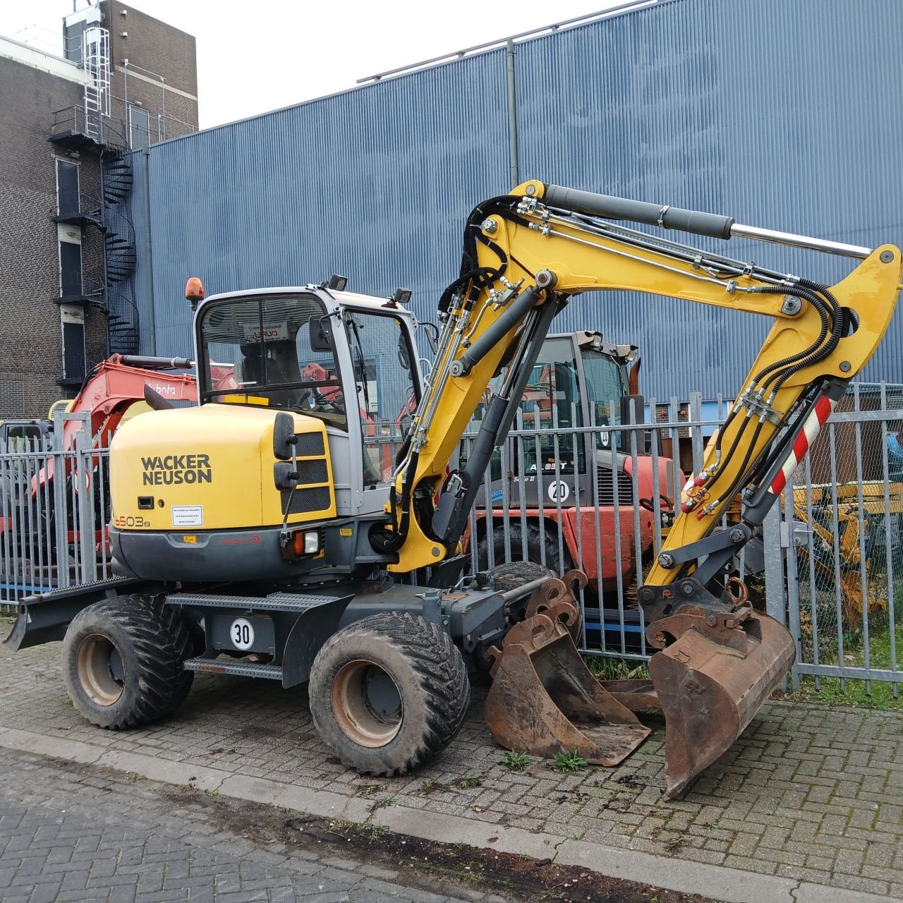 Mobilbagger типа Wacker Neuson 6503, Gebrauchtmaschine в Alblasserdam (Фотография 1)