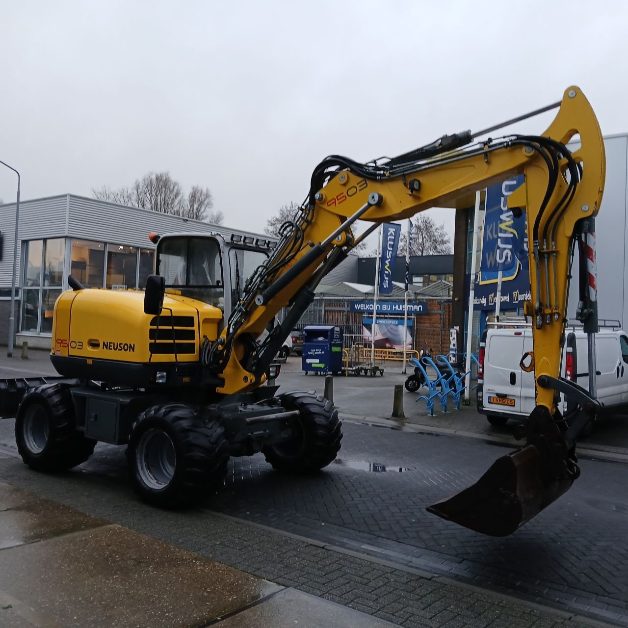 Mobilbagger typu Wacker Neuson 9503, Gebrauchtmaschine w Alblasserdam (Zdjęcie 5)