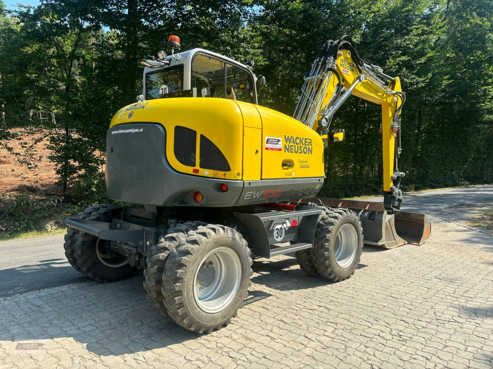 Mobilbagger tip Wacker Neuson EW 100, Gebrauchtmaschine in Deutsch - Goritz (Poză 8)