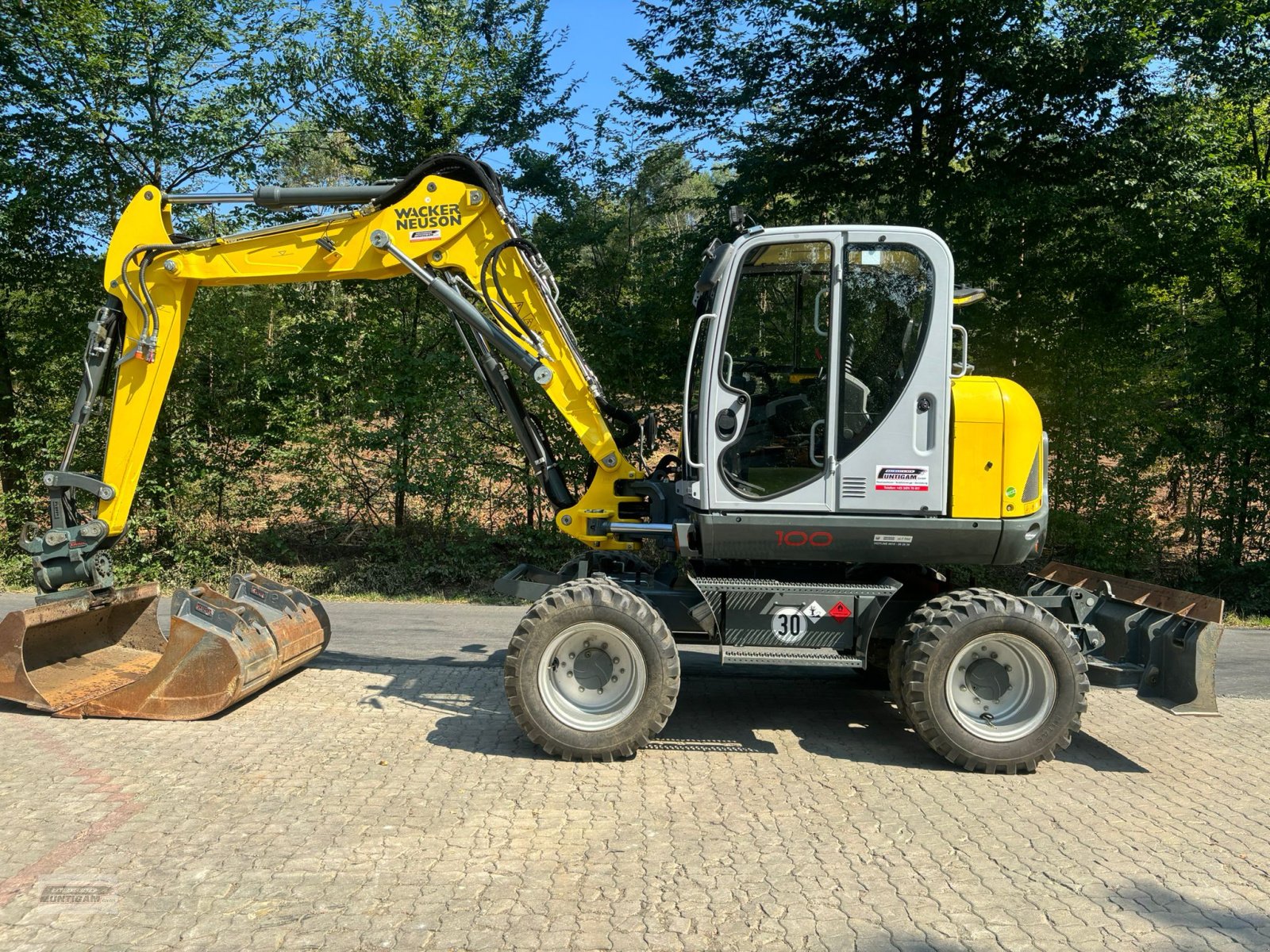 Mobilbagger des Typs Wacker Neuson EW 100, Gebrauchtmaschine in Deutsch - Goritz (Bild 1)