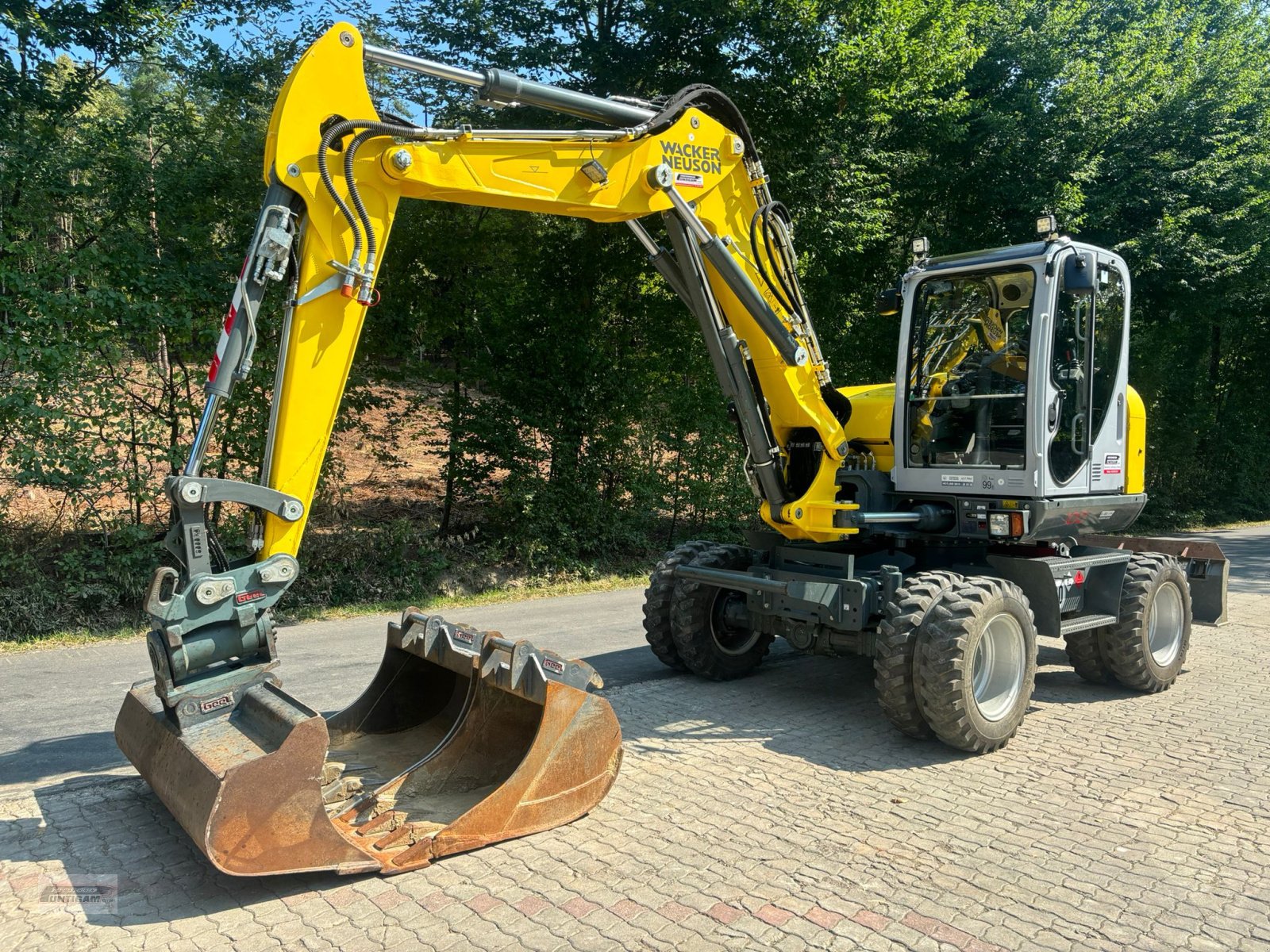 Mobilbagger des Typs Wacker Neuson EW 100, Gebrauchtmaschine in Deutsch - Goritz (Bild 3)