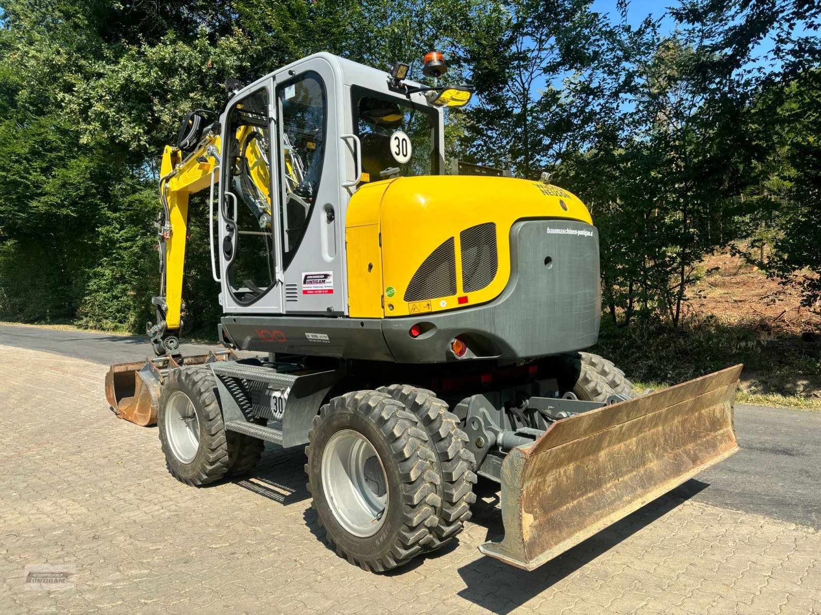 Mobilbagger des Typs Wacker Neuson EW 100, Gebrauchtmaschine in Deutsch - Goritz (Bild 5)