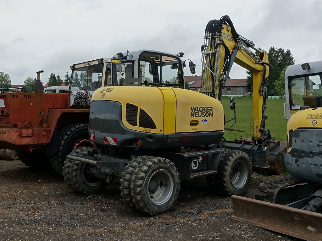 Mobilbagger του τύπου Wacker Neuson EW 100, Gebrauchtmaschine σε Wegscheid (Φωτογραφία 4)