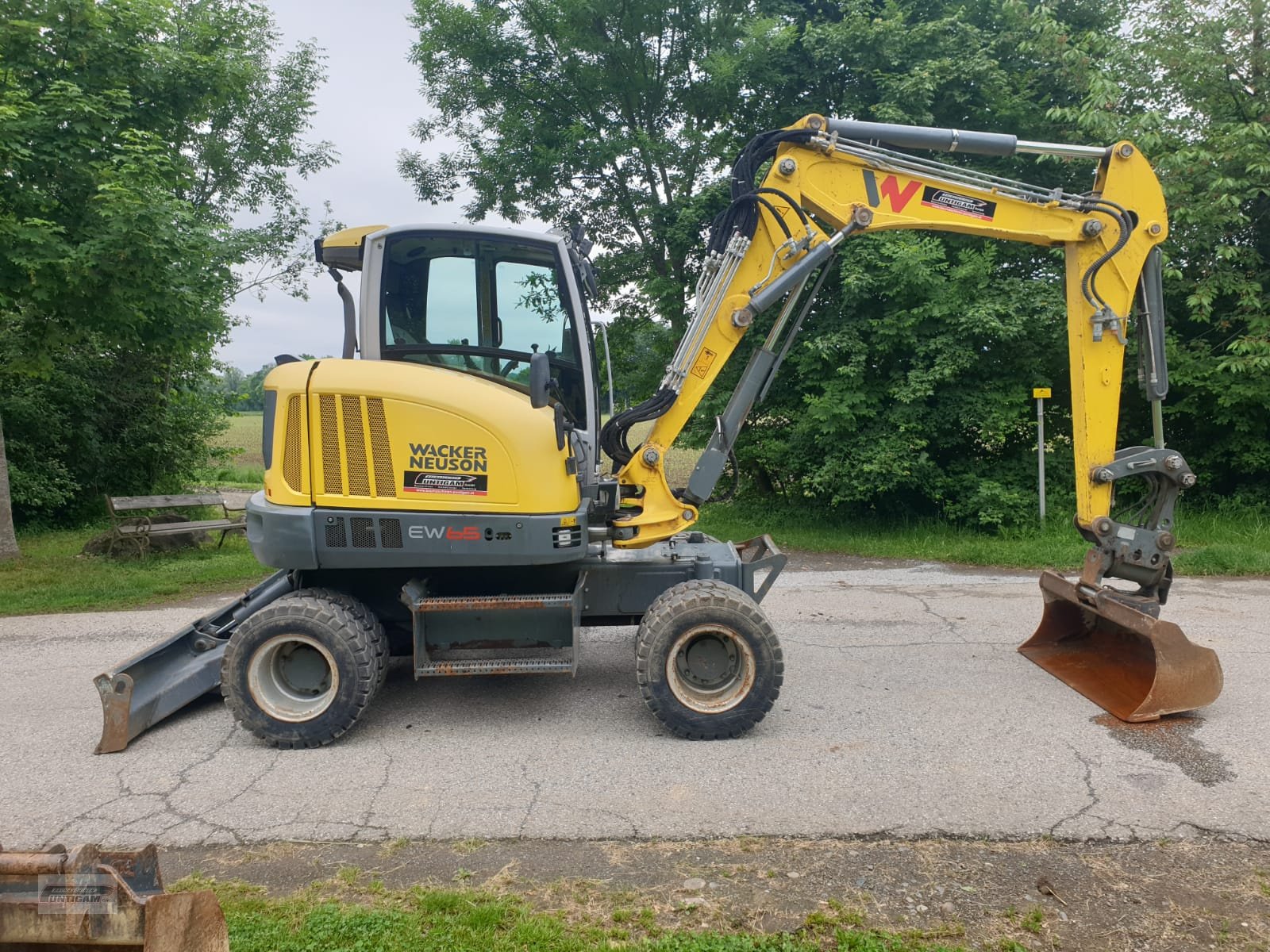 Mobilbagger del tipo Wacker Neuson EW 65, Gebrauchtmaschine en Deutsch - Goritz (Imagen 2)