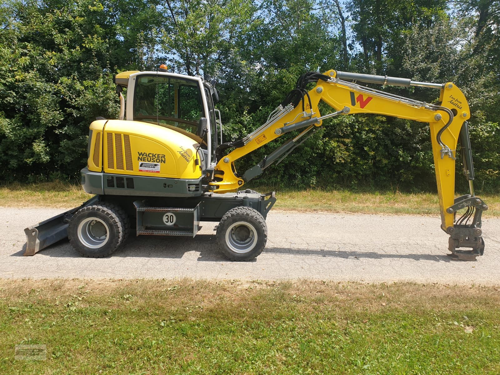 Mobilbagger des Typs Wacker Neuson EW 65, Gebrauchtmaschine in Deutsch - Goritz (Bild 2)