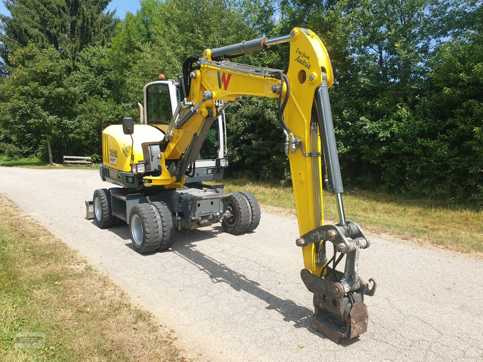 Mobilbagger des Typs Wacker Neuson EW 65, Gebrauchtmaschine in Deutsch - Goritz (Bild 4)