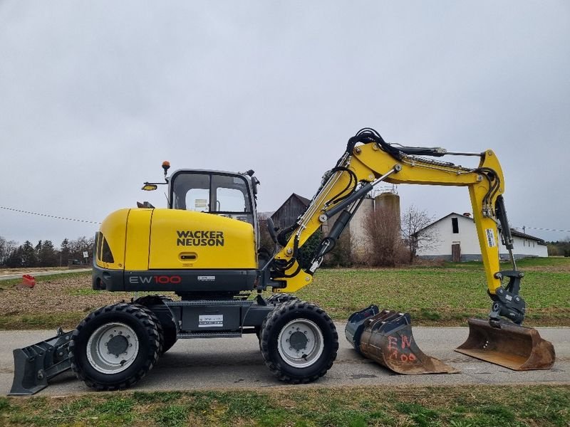 Mobilbagger типа Wacker Neuson EW100, Gebrauchtmaschine в Gabersdorf (Фотография 7)