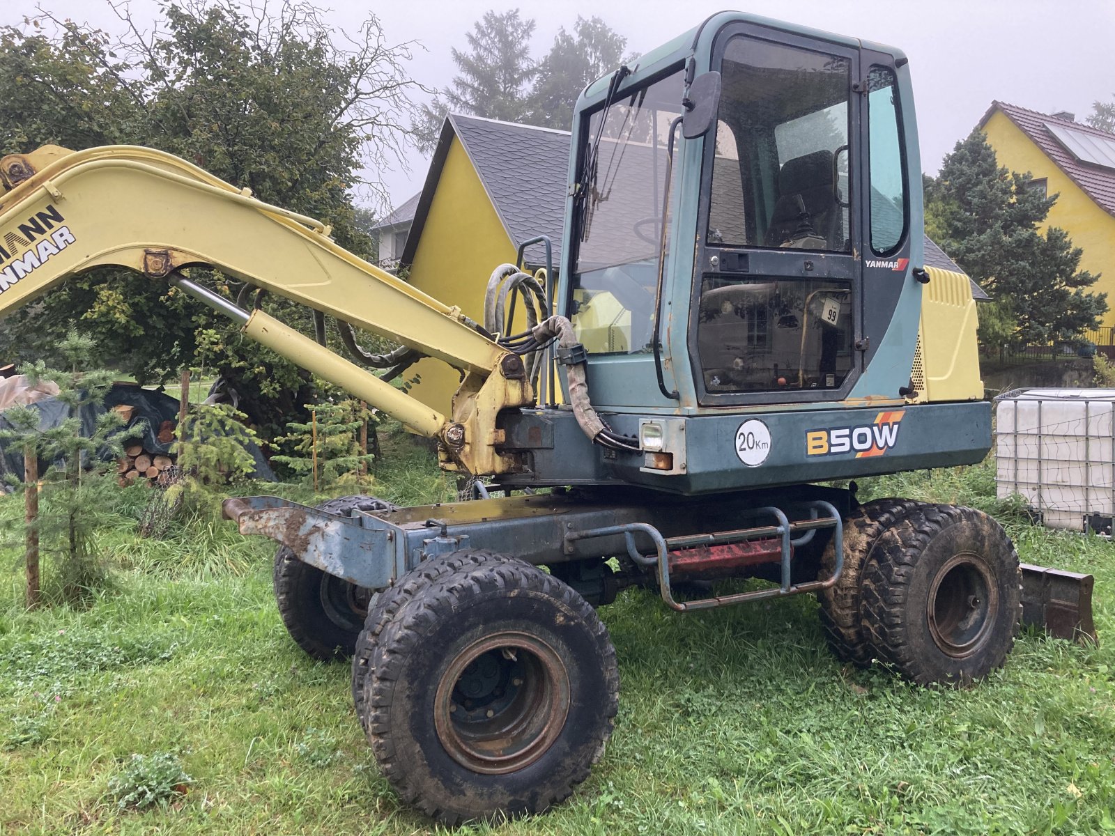 Mobilbagger del tipo Yanmar B50 W, Gebrauchtmaschine en Stolpen (Imagen 2)