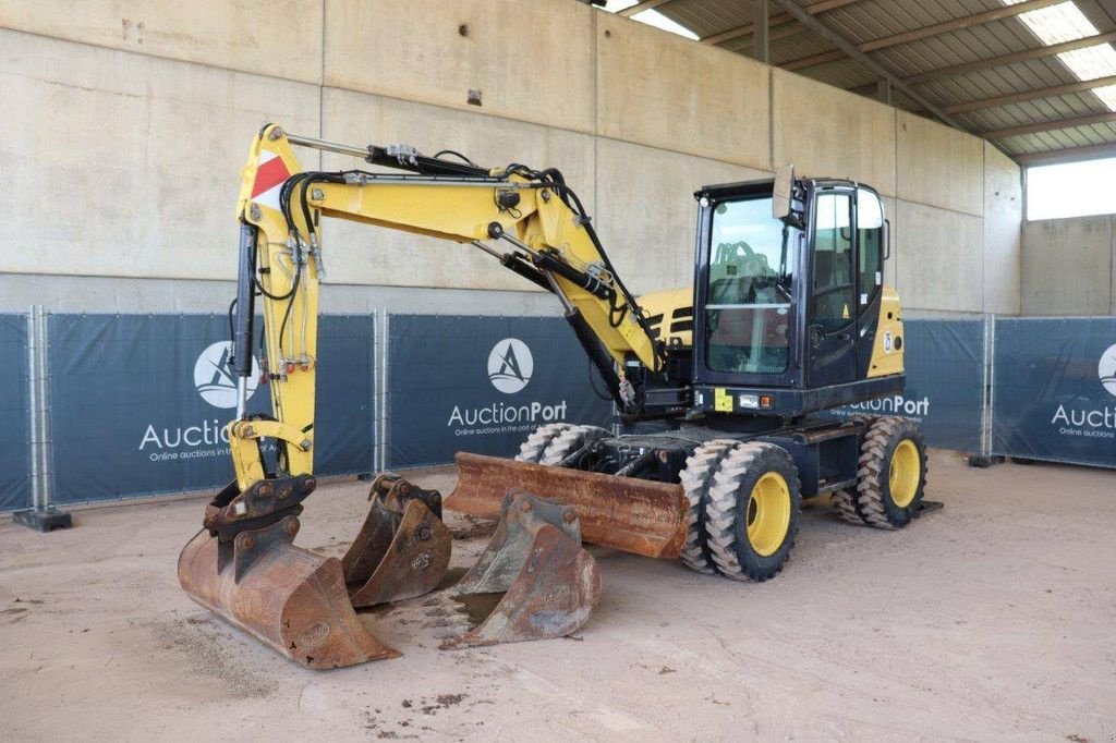 Mobilbagger du type Yanmar B75W, Gebrauchtmaschine en Antwerpen (Photo 9)