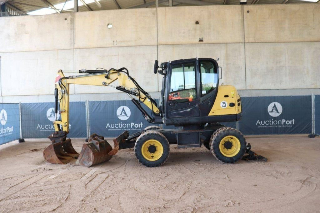 Mobilbagger des Typs Yanmar B75W, Gebrauchtmaschine in Antwerpen (Bild 2)