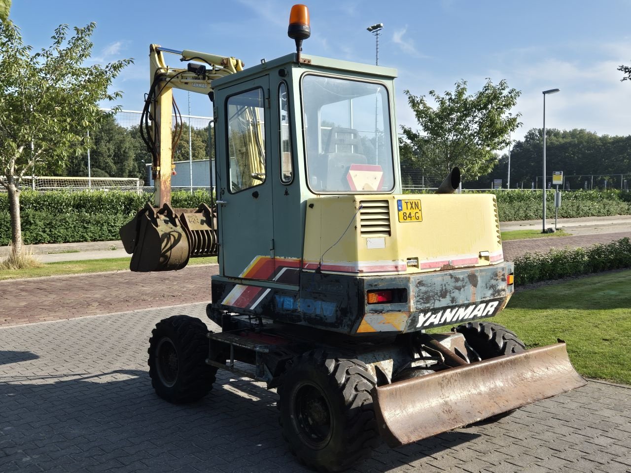 Mobilbagger Türe ait Yanmar YB401W, Gebrauchtmaschine içinde Weiteveen (resim 7)