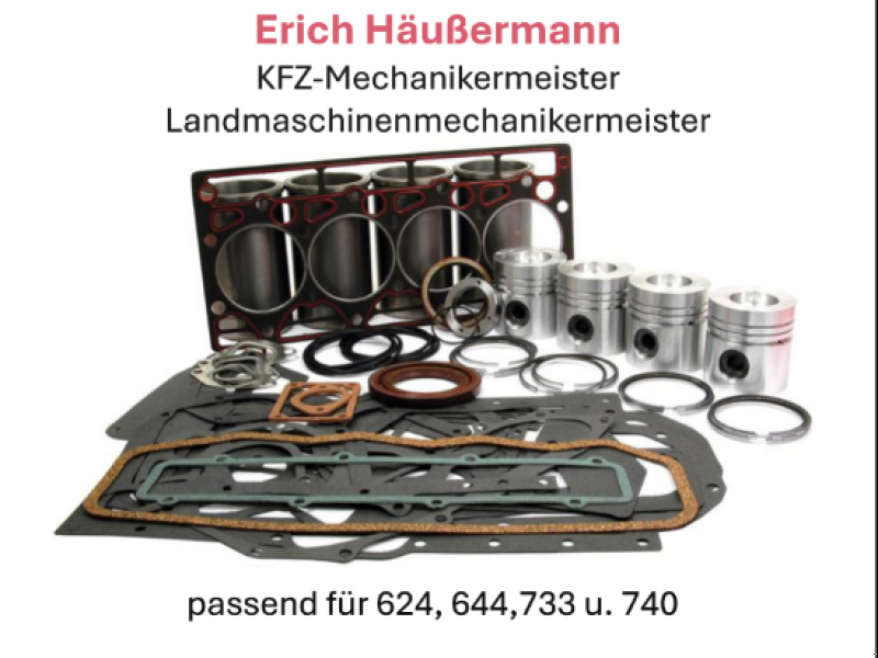 Motor & Motorteile Türe ait IHC CASE 624, 644, 733, 740,, Neumaschine içinde Untergruppenbach (resim 1)